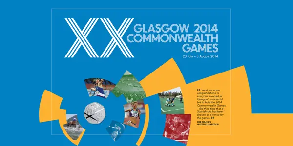 Royal Mail Glasgow 2014 Commonwealth Games Coin Cover